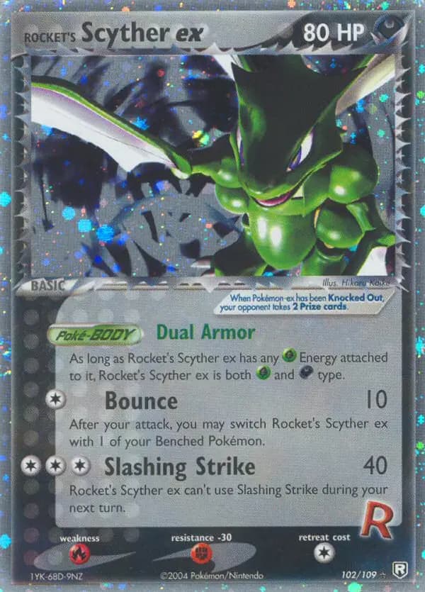 Rocket's Scyther ex — Team Rocket Returns #102