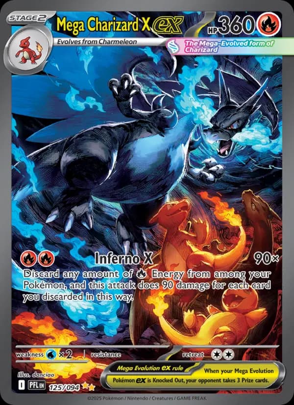 Mega Charizard X ex SIR — Phantasmal Flames