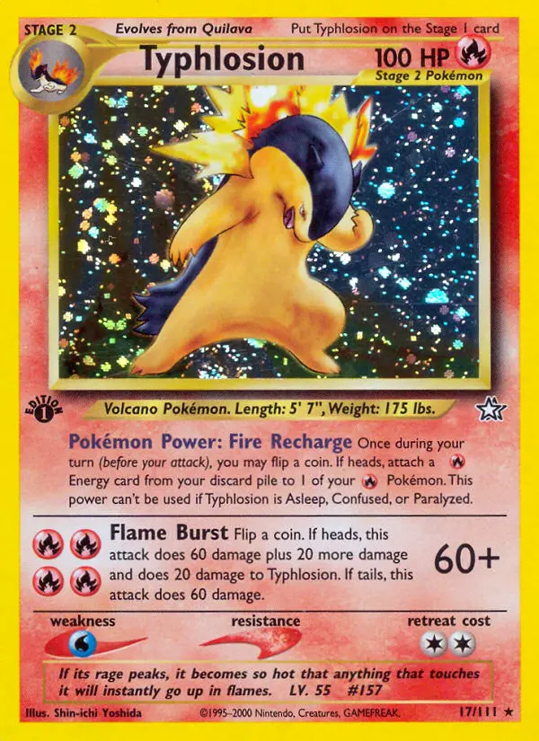 Typhlosion 1st Ed