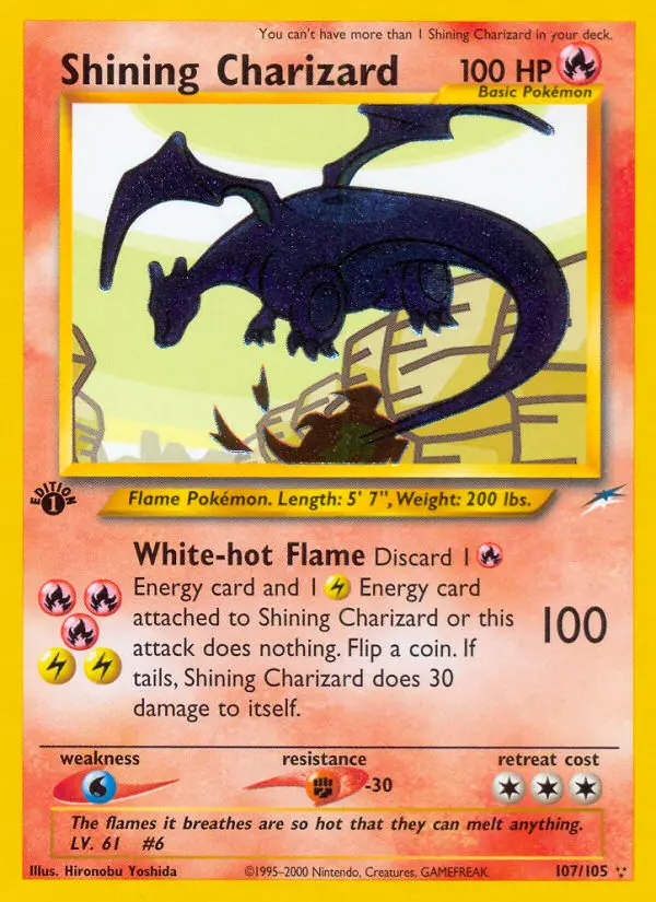 Shining Charizard 1st Ed