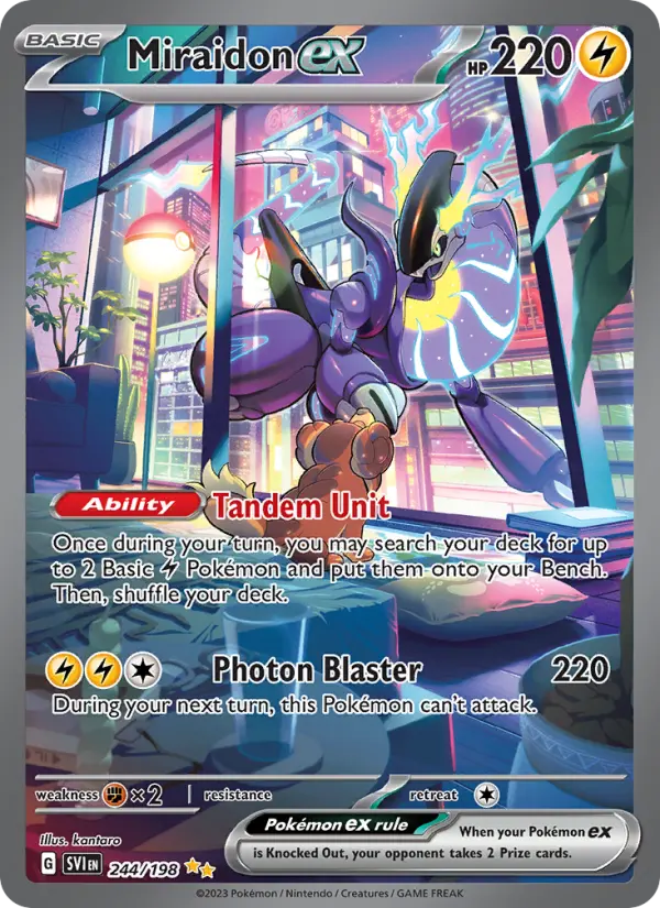 Miraidon ex — Scarlet & Violet Base