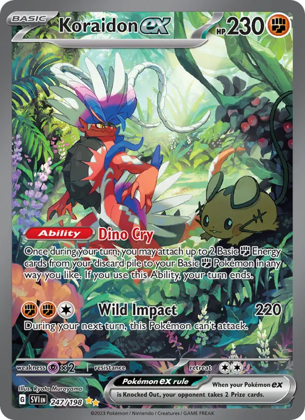 Koraidon ex — Scarlet & Violet Base