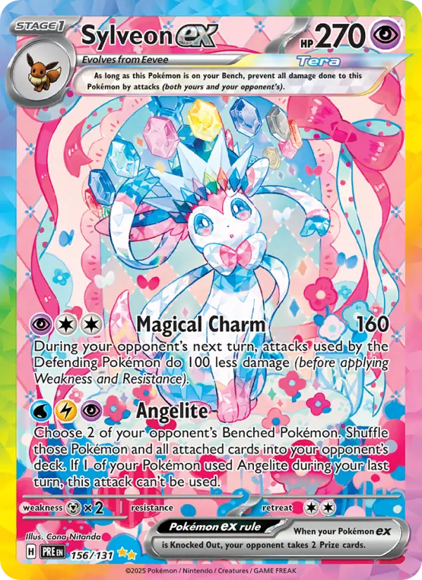 Sylveon ex SIR — Prismatic Evolutions