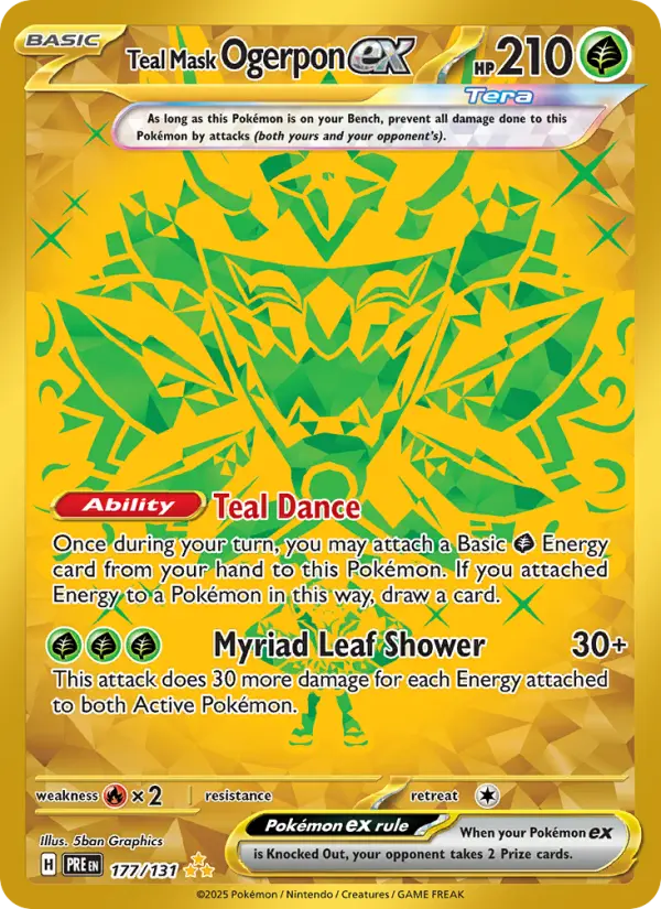 Teal Mask Ogerpon ex — Prismatic Evolutions