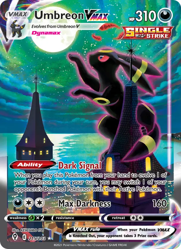 Umbreon VMAX (Alt Art) — Evolving Skies