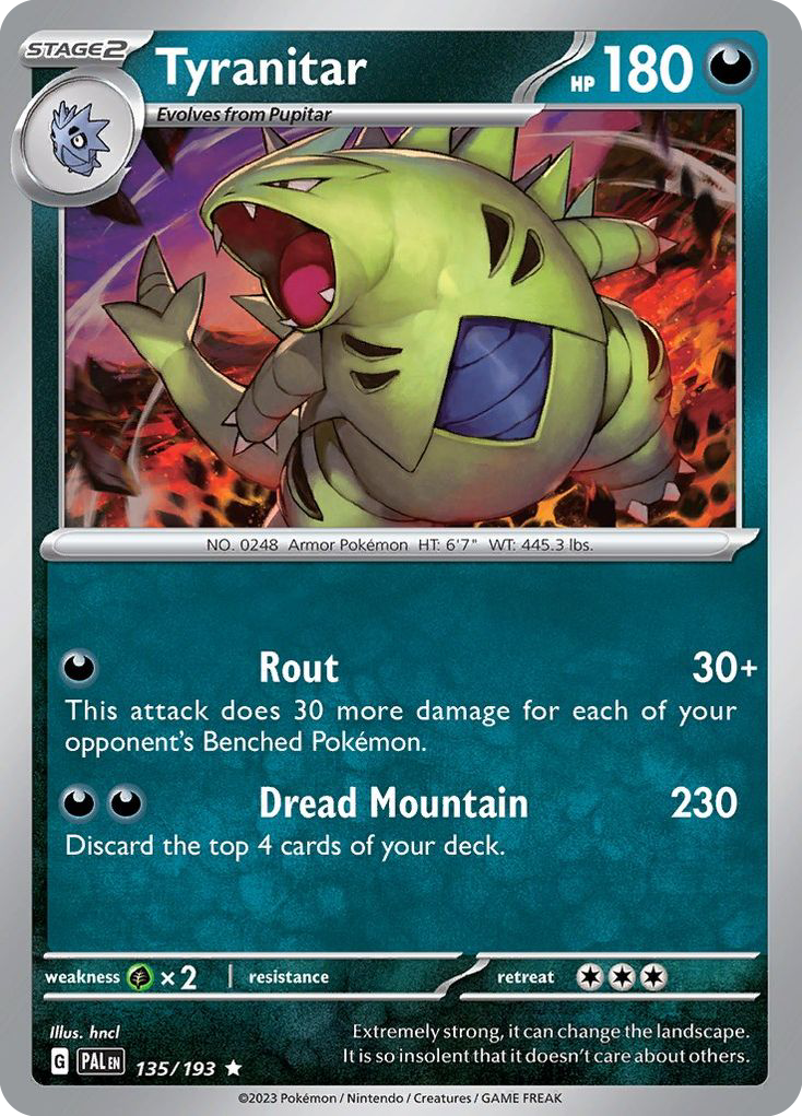 Tyranitar-Karte