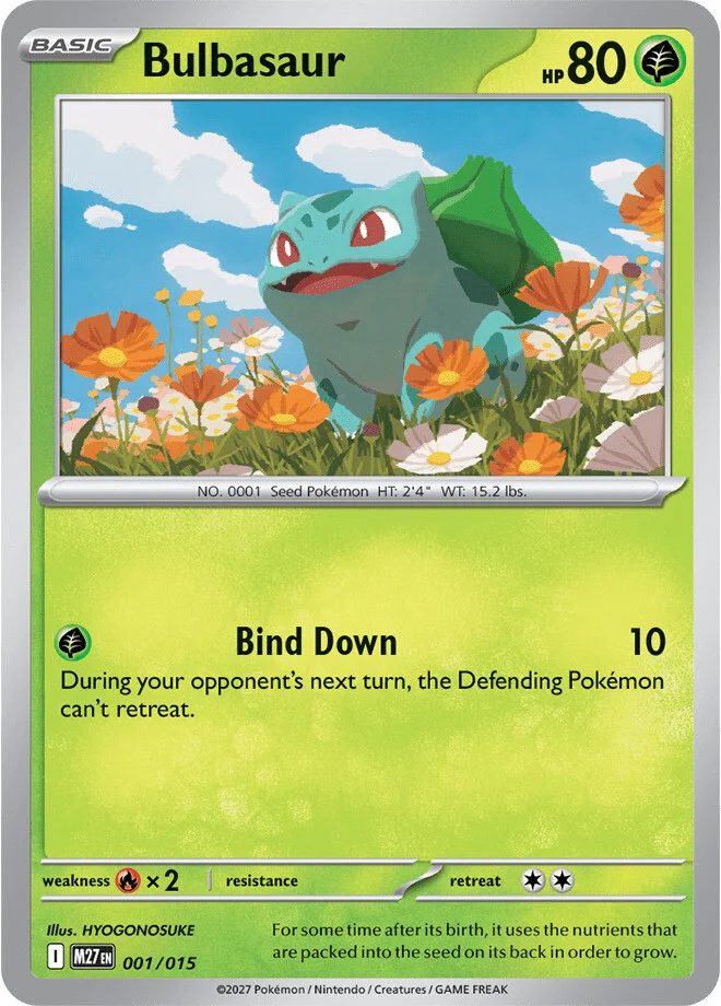 Bulbasaur-Karte (2027-Set)