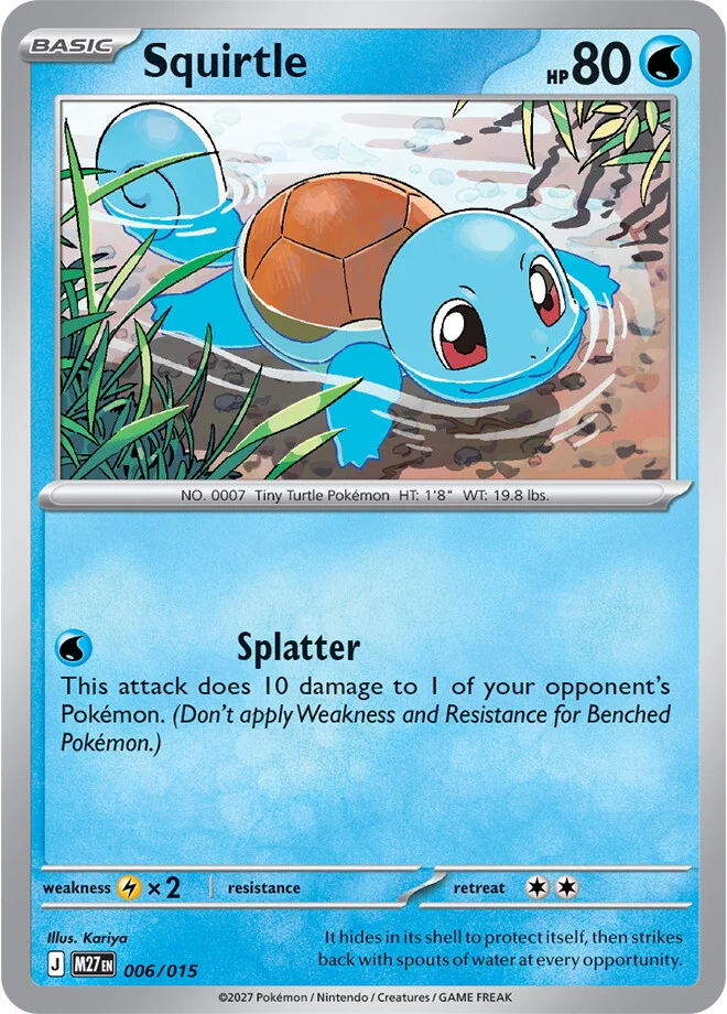 Squirtle-Karte (2027-Set)