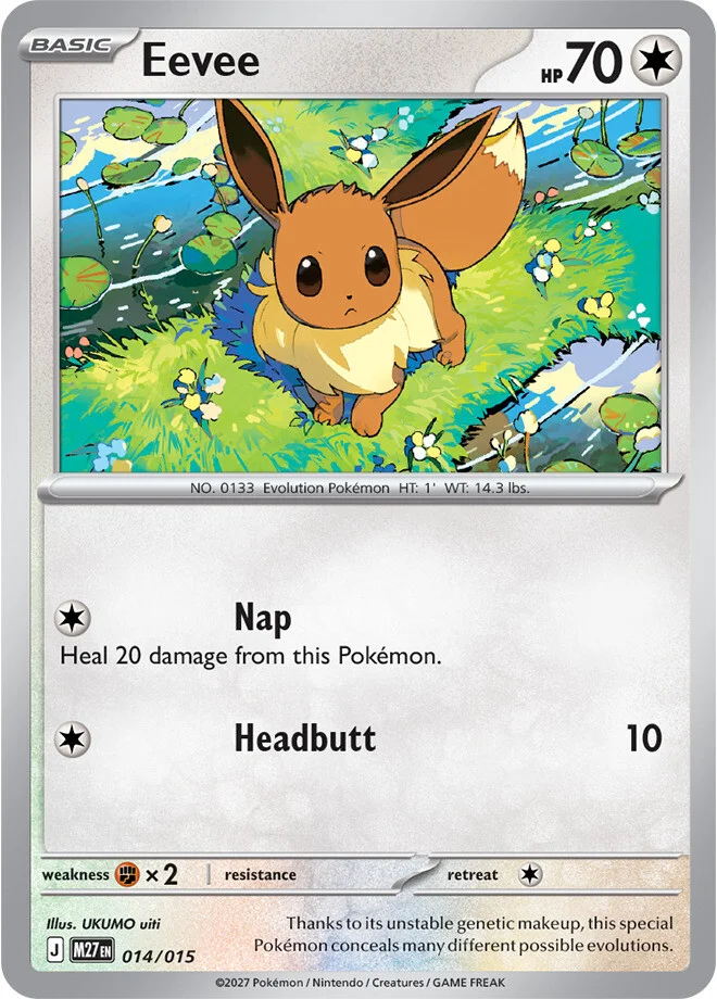 Eevee-Karte (2027-Set)