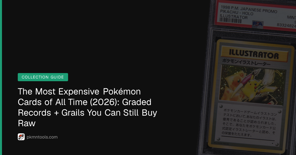 The 10 Most Expensive Pokémon Cards Ever (2026): $16.5M #1